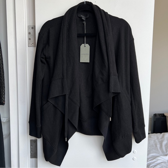 All Saints Drape Brushed Sweater - Picture 2 of 6